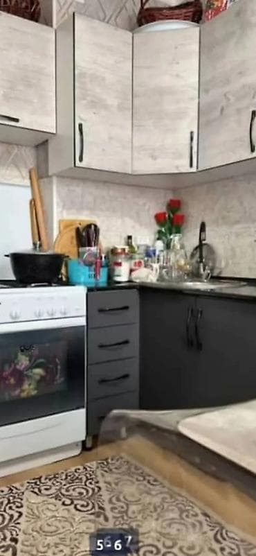 мебель спальня: Кухонный гарнитур, цвет - Серый — 1