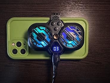 термо холодильник: Двойной кулер-радиатор для смартфона (игровой охлаждающий держатель) — 2