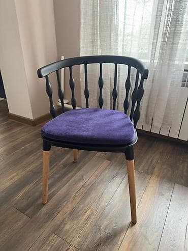 пластиковый уголок: Пластиковый стул, цвет - Фиолетовый — 2