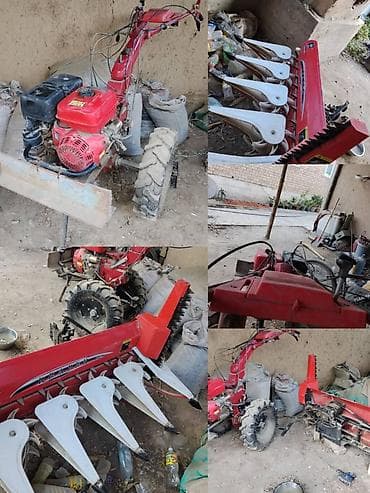 бетонный столб: Мотоблок с навесной жнейкой (мини-жатка «Reaper») Описание: - — 1