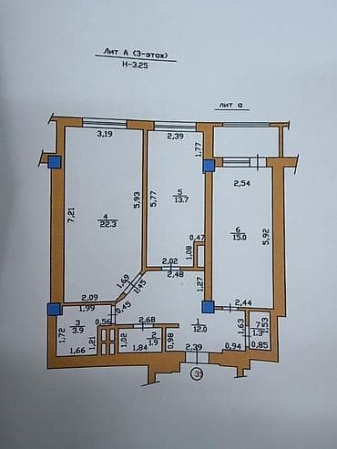 2 комнаты, 75 м², Элитка, 3 этаж, Дизайнерский ремонт — 3