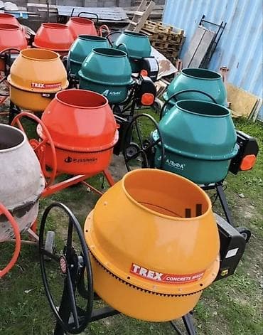 миксер бетономешалка цена: Бетономешалка Гравитационная, Малая (менее 150 л), Новый — 1