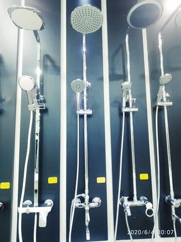 зеркало для душа: Душевная стойка цвет никель АЮ GRANDул Чокана Валиханова 2 помещения — 1