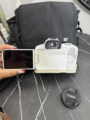 eos 1100d: Беззеркальная камера Canon EOS (белый цвет) с объективом RF-S 18–45mm — 4