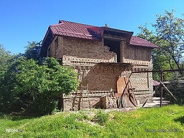 Продаётся недостроенный кирпичный дом 3уровня мансардным этажом на