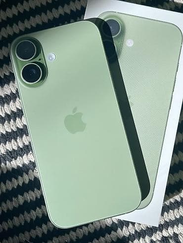 IPhone 17, Новый, 256 ГБ, Зеленый, Зарядное устройство, Чехол, Коробка, 100 % — 1