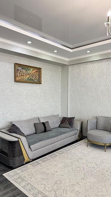 Недвижимость: 3 комнаты, 90 м², Кожомкул стадион Элитка, 13 этаж, Дизайнерский ремонт — 3