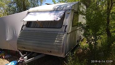дом передвижной: Продаю дом на колесах. Прицеп -трейлер 1992г. Три спальных места — 2