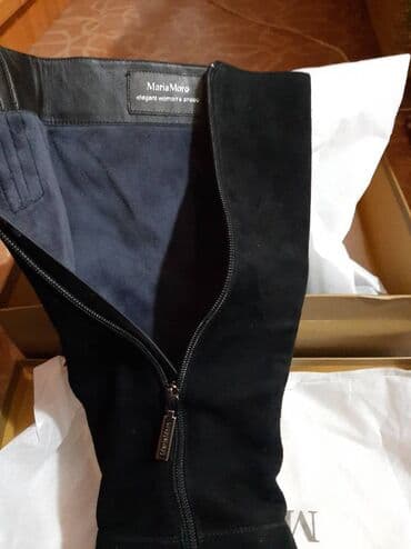 сапоги зимние женские натуральная кожа натуральный мех распродажа: Сапоги, 39, Новый, цвет - Черный, Самовывоз — 3