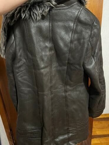 дубленка короткая: Дубленка, Классическая модель, Турция, L — 3