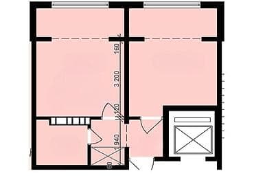 Квартиры: 1 комната, 43 м², Элитка, 6 этаж, Готовая ПСО (под самоотделку) — 5