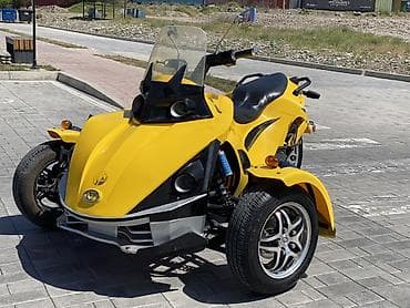 продам мот: Трицикл (3-колёсный мотоцикл) спортивного типа, ярко‑жёлтый. 2022 Год — 2