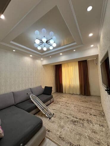 купить квартиру в бишкеке район джал: 2 комнаты, 50 м², Элитка, 16 этаж, Дизайнерский ремонт — 1