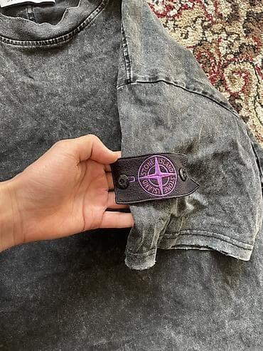 nike tech: Футболка Stone Island - Модель: базовая футболка с круглым вырезом - — 3