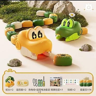 2 в 1: Игровой набор TAODUDU «RC Magnetic Greedy Snake» Что это: - — 2