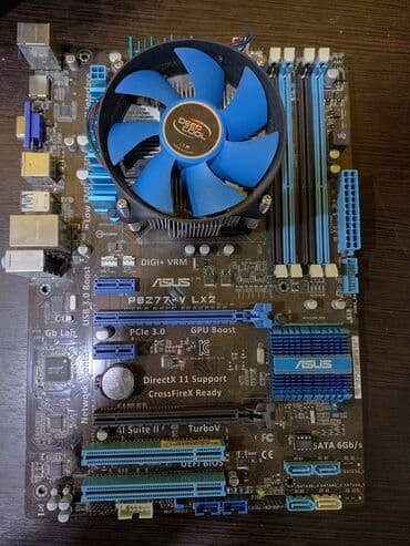 процессор core i5 3470: Материнская плата, Б/у — 1