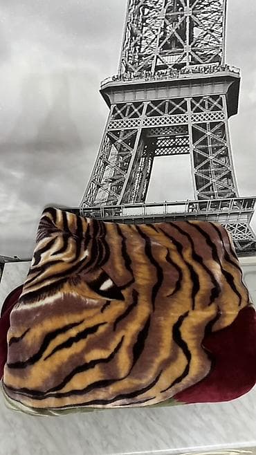Одеяла и пледы: Плед, Турция, Б/у, Все сезоны, Плюшевый — 2