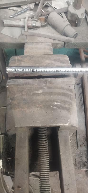 Бизнес үчүн жабдуулар: Тиски слесарные усиленные, поворотные - Тип: массивные стальные тиски — 2