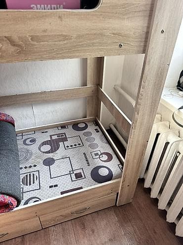 moza r3: Двухъярусная детская кровать. Размеры высота длина ширина 0,85 — 3