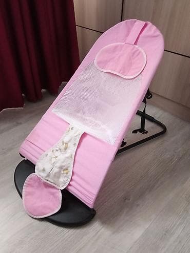 nike tech fleese: Детский шезлонг, Б/у, Качалка, Железо, цвет - Розовый — 5