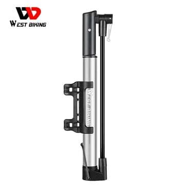 Велосипеды: Велосипедный насос West BIKING с креплением ✨ Алюминиевый корпус — 2