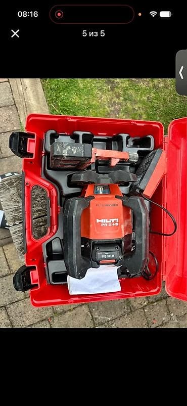 Инструменттер: Лазерный ротационный нивелир Hilti PR 2‑HS в фирменном кейсе — 1