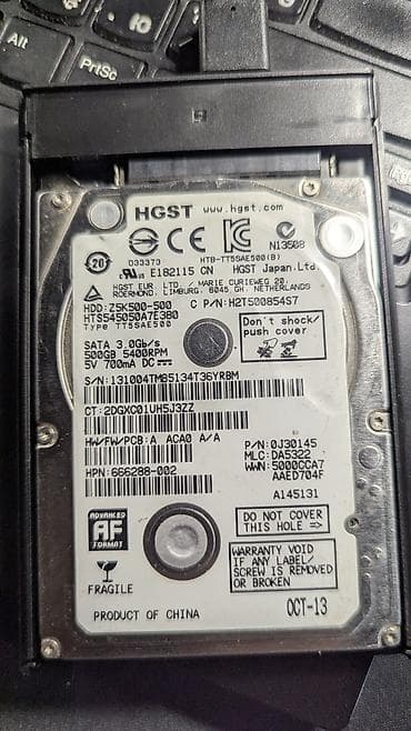 HDD 2.5 500GB - 600сом — 1
