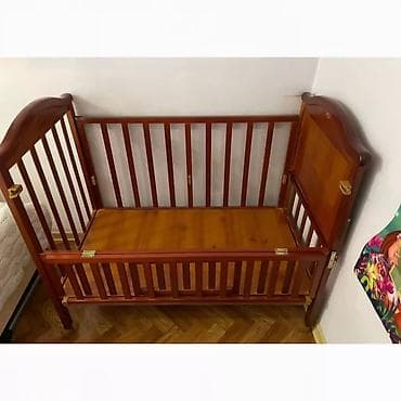 кравать трансформер: Детская кровать трансформер, Б/у, Другой тип, цвет - Коричневый — 3