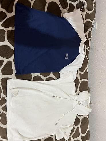 second hand: Набор женских топов и лонгсливов (4 предмета) 1) Серый укороченный — 2