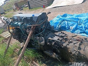 Детали двигателя и моторы в сборе: Двигатель Volvo D13A440 + КПП (в сборе) - Модель двигателя: Volvo — 4