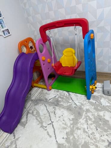 железный бассейн: Продаю горку Массивная, прочная все детали новые и рабочие Брала — 2