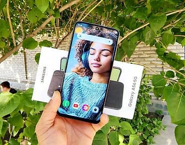 galaxy a12: Samsung Galaxy A56 5G, Б/у, 256 ГБ, цвет - Черный, 1 SIM, 2 SIM, eSIM — 3