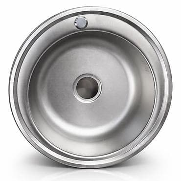 леген: Кухонная мойка круглая 510 мм (нержавеющая сталь) Стильная и — 1