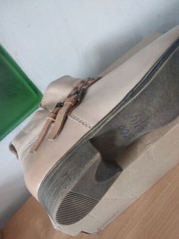 сапоги из натурального меха и кожи: Кожа, демисезонные, 39 размер, из Германии — 3