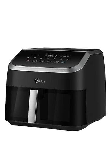 mini fan: Аэрогриль (фритюрница без масла) Midea с двойной корзиной - Два — 2