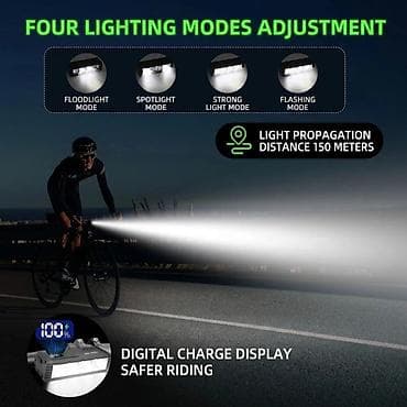 Фара для велосипеда 4LED Super Cool - Яркий передний свет с 4 — 10