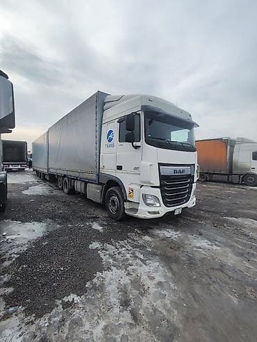 фаркоп на тандем: Тягач, DAF, 2014 г., Тентованный — 2
