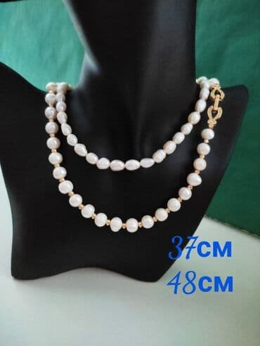 Жемчуг натуральный пресноводный. Мужские, женские и детские чокеры