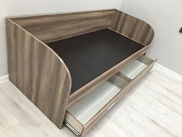 Диван-кровать из ЛДСП с ящиками для хранения - Компактная модель с — 3