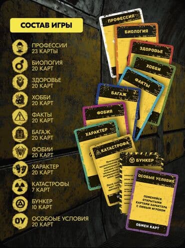 настольный теннис цена: БУНКЕР Первое убежище Настольная игра для компании взрослых от 18 лет — 6