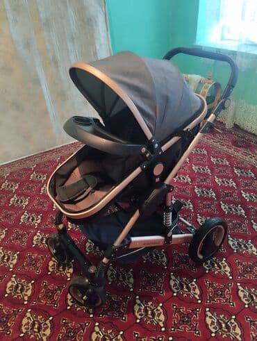 детский дождевик: Коляска, цвет - Коричневый — 2