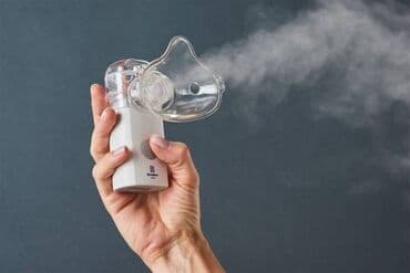 аппарат для ингаляции для детей цена: Компактный меш-небулайзер Breather Airox VP-М3 с детской маской - — 1