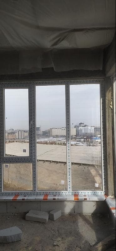 алюминиевые окна: Алюминиевое окно на заказ, Тип окна: Витражные, Платная установка, Без рассрочки — 6