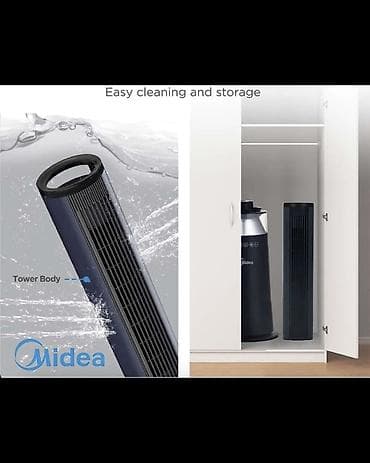 roboclean pro: Напольный вентилятор-колонна Midea FZ10-23 - Компактный вертикальный — 3
