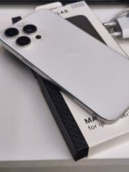 как получить айфон бесплатно: IPhone 16 Pro Max, Колдонулган, 256 ГБ, White Titanium, Заряддоочу түзүлүш, Каптама, Кабель, 100 % — 7