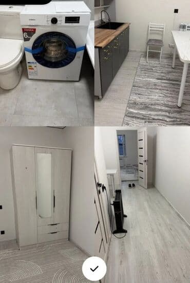 долгосрочная квартира: 1 комната, Агентство недвижимости, Без подселения, С мебелью частично — 1