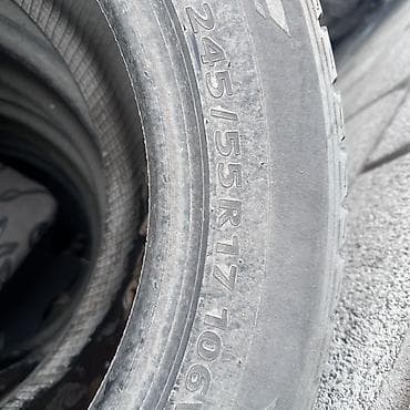 Шины: Шины 245 / 55 / R 17, Лето, Б/у, Комплект, Легковые, Kumho — 2