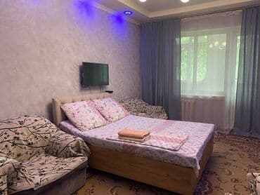 дом без хозян: 2 комнатная квартира на сутки Правда-Боконбаева Командированным — 6