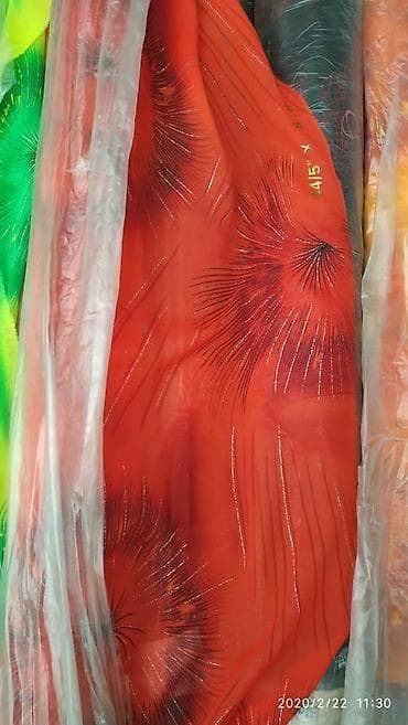 Продаю ткань (шифон) Цена 100 сомов за метр (продаётся только в — 1