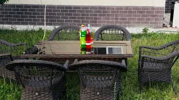 купить бу теннисный стол: Бакча үстөлү Ротанг, Өзү алып кетүү — 14